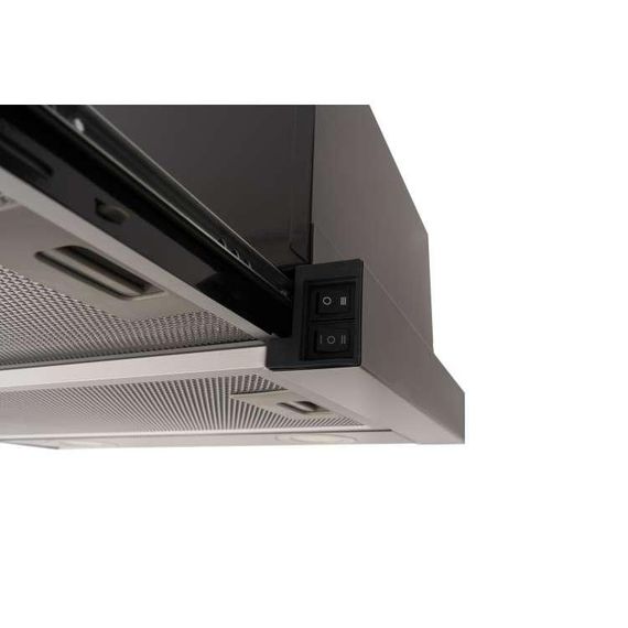 Вытяжка телескопическая белая 50 см VENTOLUX GARDA 50 WH (700) LED Черный | Зображення 2