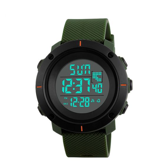 Чоловічий годинник Skmei 1213AG Black-Military Wristband | Зображення 3