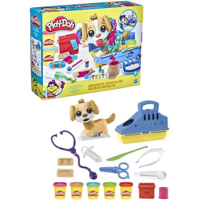 Набір для творчості Hasbro Play-Doh Прийом у ветеринара з пластиліном (F3639) | Зображення 1