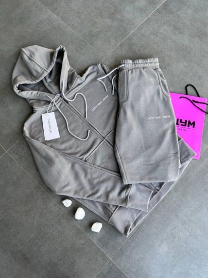 Демісезоний спортивний костюм Calvin Klein Lux колір сірий | Зображення 1