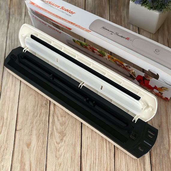 Вакуумний пакувальник Vacuum Sealer S для продуктів 90 Вт, 28 см, білий | Зображення 4