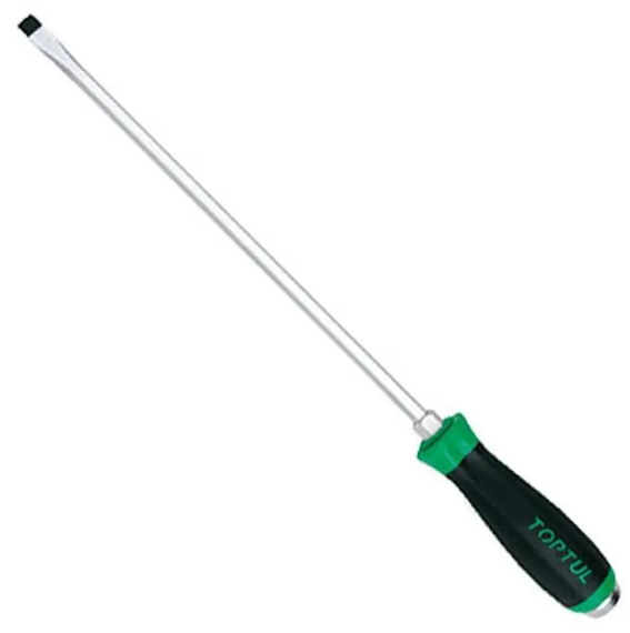 Отвертка шлицевая ударная TOPTUL 10x400 (с шестигранником под ключ) FALB1040