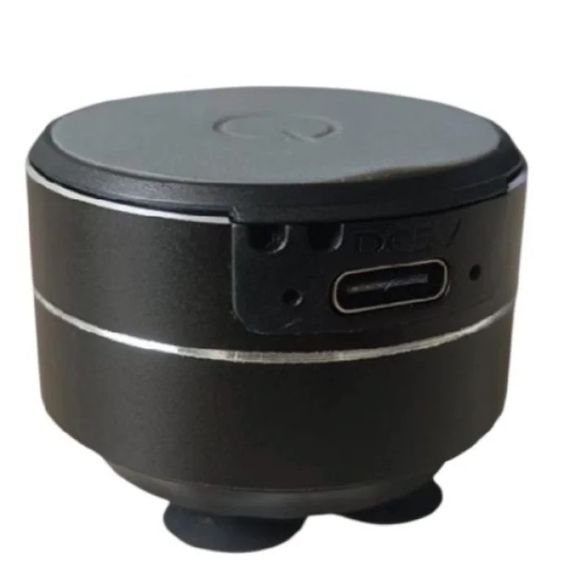 Вібраційна Bluetooth-колонка Hombasing 3 Вт з магнітом і присоскою • Бездротова міні-колонка Hombasing Bluetooth 5.3 з акумулятором і заряджанням Type-C | Зображення 2