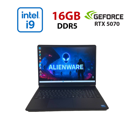 Ігровий ноутбук Dell Alienware 16 Aurora / 16" (2560x1600) IPS / Intel Core 9 270H (14 (20) ядер по 2,7 - 5,8 ГГц) / 16 ГБ DDR5 / 512 ГБ SSD / nVidia GeForce RTX 5070, 8 ГБ GDDR7, 128-bit / WebCam б/в