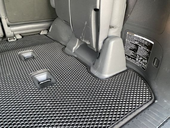 Коврик багажника 2 шт (EVA, 7 мест, черный) для Lexus LX570 / 450d | Зображення 1