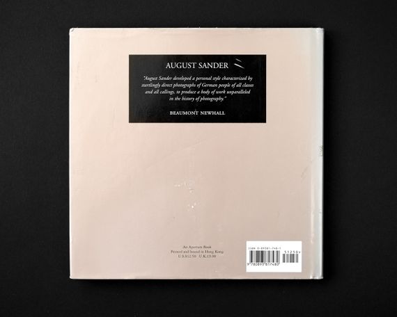 Книга August Sander: Masters of Photography Series. Б/У | Зображення 1