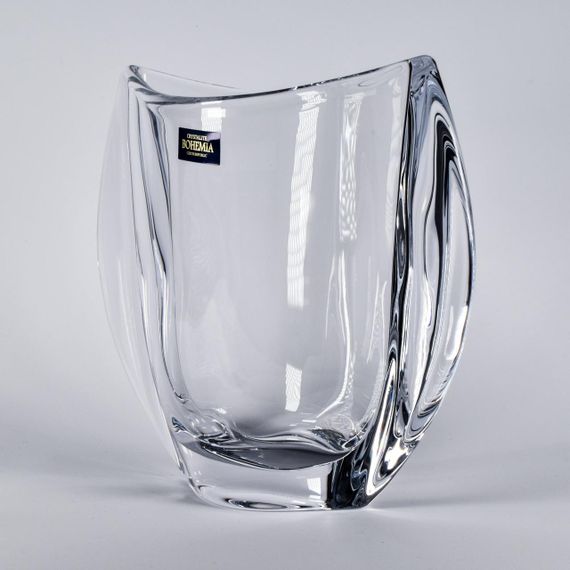 Ваза стеклянная для цветов Bohemia Orbit 18 см 8KB99/180 | Зображення 1