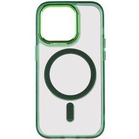 Чехол TPU Iris with MagSafe для Apple iPhone 14 Pro (6.1") Зеленый