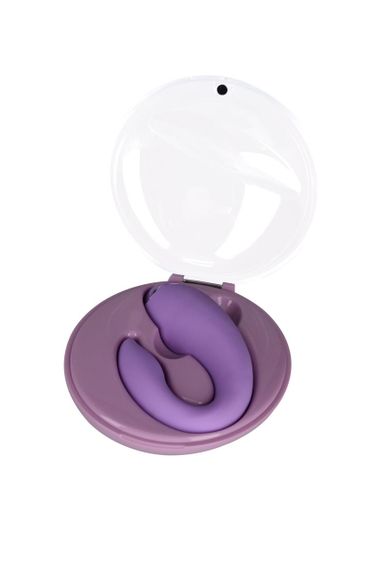 Вибратор для пар FairyGasm PleasureBerry violet, зарядный кейс, пульт ДУ Sex Aura | Зображення 2