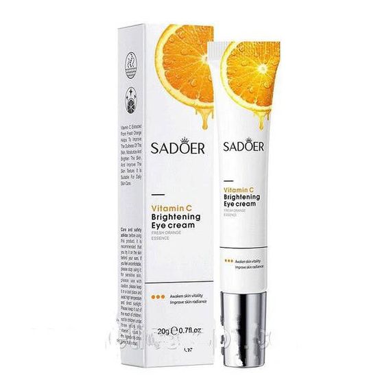 Освітлювальний крем для шкіри навколо очей SADOER Vitamin C Brightening Eye Cream, 20 г