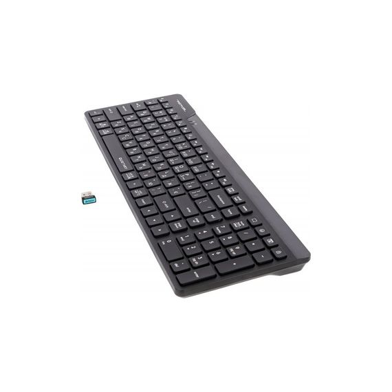 Клавіатура A4Tech FBK23 AS Wireless/Bluetooth Black (4711421001168) | Зображення 2