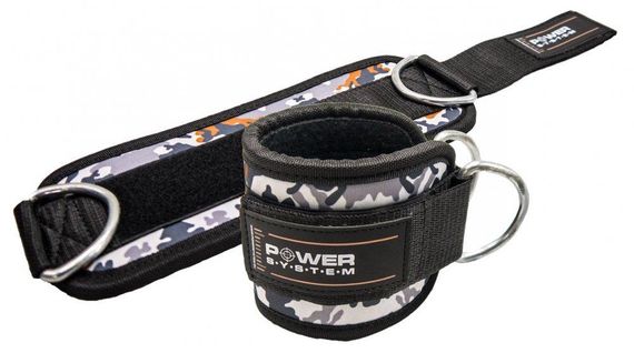 Манжети на щиколотку Павер сістем PS-3470 Ankle Strap Camo Grey/Black