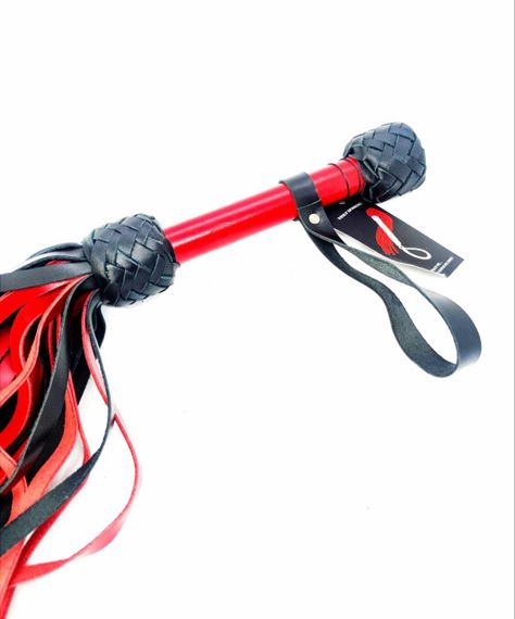 Флогер модель Flog3-35хвостів RED/Black (Шкіра) N | Зображення 1