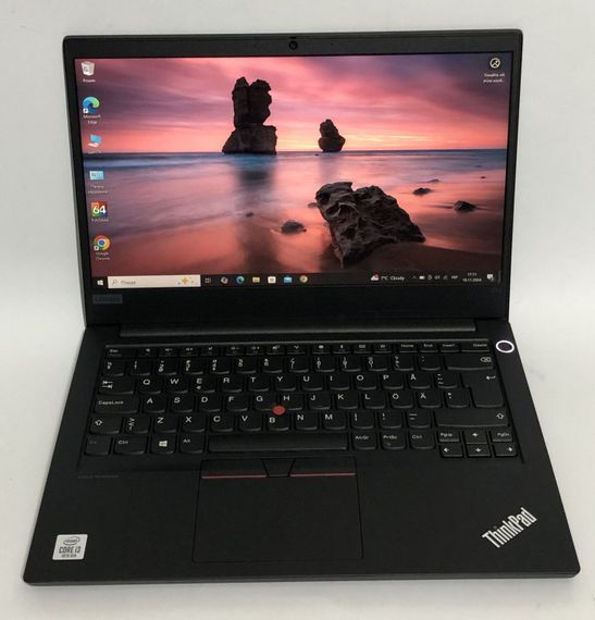 Ультрабук Lenovo ThinkPad E14 G1 / 14" (1920x1080) IPS / Intel Core i3-10110U (2 (4) ядра по 2.1 - 4.2 GHz) / 8 GB DDR4 / 256 GB SSD M.2 / Intel UHD Graphics / WebCam / Win 10 Pro б/у | Зображення 1