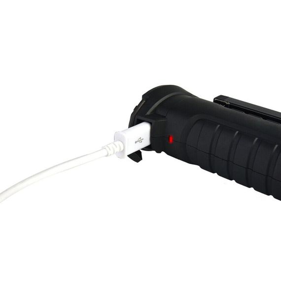 Аккумуляторный переносной фонарь с магнитом и USB, WORKLIGHT-W51-SMD+COB / Светодиодная кемпинговая лампа | Зображення 5