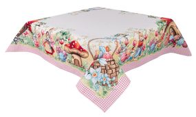Скатертина гобеленова MAGIC EASTER Limaso, 137х137, Квадратна, Великодній, Без люрексу, 75% поліестер, 22% бавовна, 3% акрил, Гобелен