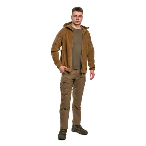 Кофта Флісова Helikon Patriot Mk2 Hybrid, Койот, L | Зображення 2