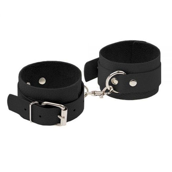 Наручники Leather Standart Hand Cuffs, Black Sex Aura