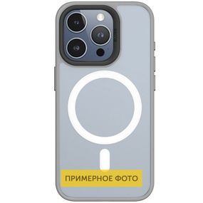TPU+PC чехол Blueo Skin Friendly Frosted with MagSafe для Apple iPhone 16 (6.1") TPU+PC, Сірий