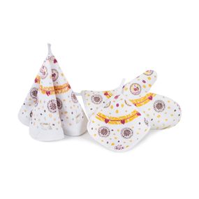 Набір рушників Lotus 9723 Туреччина 18*28+13*13+50*50 см  Бавовна + поліестер Комбінований