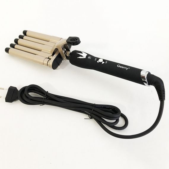 Плойка п'ять хвиль GEMEI GM-2933, стайлер для завивки, стайлер для укладання, плойка XZ-504 для завивки