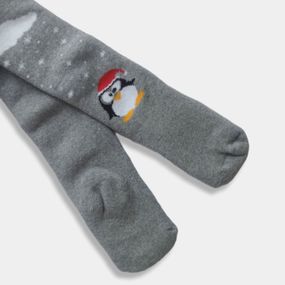 Колготки махрові дитячі бавовняні Twinsocks 74-80, 86-92 сірі 74-80, Сірий