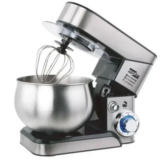 Планетарный миксер тестомес Zepline ZP-105  из нержавеющей стали Кухонный комбайн с чашей на 6л мощностью 3500 | Зображення 3