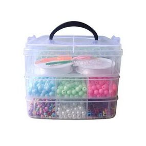 Великий набір бісеру 330-146 триповерховий бокс, бісер, намистини