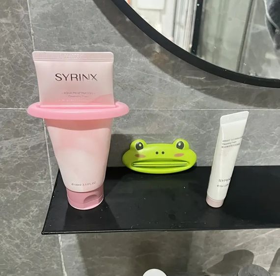 Дозатор для зубної пасти у формі тварини (жабка), тримач тюбика для легкого видавлювання зубної пасти. | Зображення 3