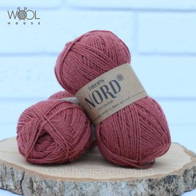 Drops Nord - brick red, 21
