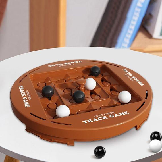 Настольная интерактивная игра Ummi 777A Logic Chess Track Game Brown | Зображення 1