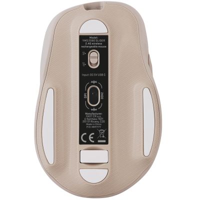 Мышка YENKEE YMS 2080BG Slider Wireless Beige (45019321) | Зображення 4