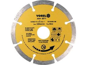 Диск отрезной алмазный сегментный SEGMENT Ø-115 мм VOREL-08711