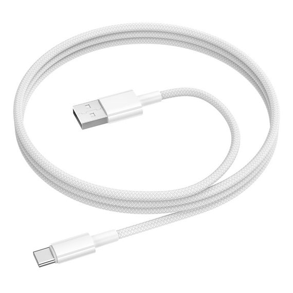 Дата кабель Borofone BX117 Source USB to Type-C 3A (1m) White | Зображення 1