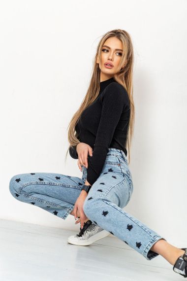 Джинсы женские MOM  цвет голубой 164R1165 | Зображення 1