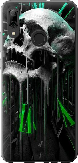 Чехол на Huawei P Smart 2019 Череп-часы "4100u-1634-17620"