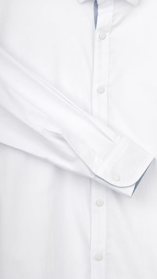Сорочка однотонна для хлопчика Deniz 02042 164 см Білий shop (2000999173905) | Зображення 2