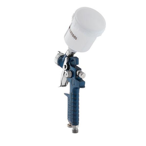 Фарбопульт пневматичний HVLP MINI, верхній пластиковий бачок INTERTOOL PT-01011 | Зображення 3