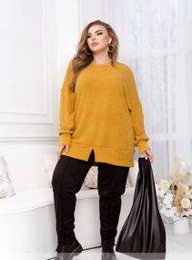 Жіночий спортивний костюм Sofia комфорт і стиль SF240 Гірчичний, 50-52