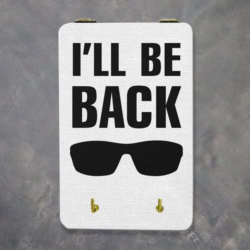 Ключница настенная I'll be back 10x15 см (KEDL_21S007)