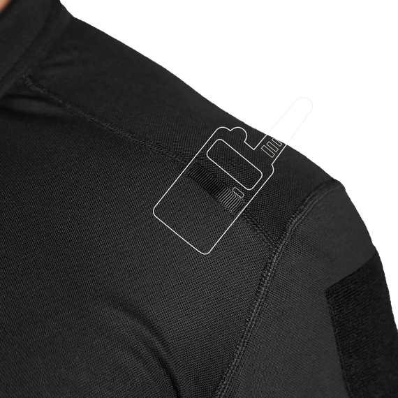 Поло Paladin Long LT CoolPass Pique Light Чорне (7367), XL | Зображення 5