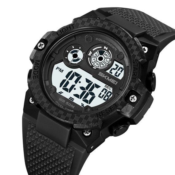 Спортивний чоловічий годинник Skmei 2337BKWT Black-White | Зображення 2
