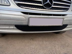 Зимняя накладка на бампер (2004-2010) Глянцевая для Mercedes Vito W639