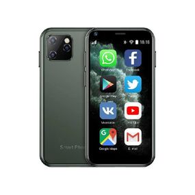 Маленький мобільний смартфон сенсорний GtStar Soyes XS 11 Green у наявності