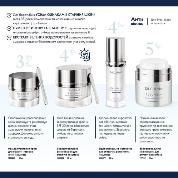 Увлажняющая эссенция для лица Farmasi Resurface Dr. C. Tuna 100 мл | Зображення 3