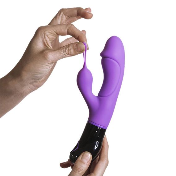 Вібратор-кролик Adrien Lastic Ares з петелькою для пальця | Зображення 2