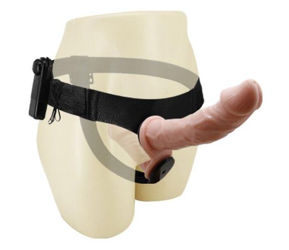 Страпон з вібрацією з 2-ма вібромоторами ULTRA PASSIONATE HARNESS STRAP-ON, BW-022060 sexstyle | Зображення 4