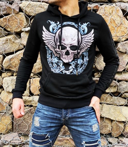 Худи SB Skull чорна | Зображення 2