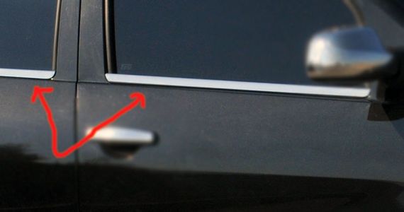 Зовнішня окантовка вікон (4 шт., нерж.) Carmos - Турецька сталь для Renault Sandero 2007-2013 рр | Зображення 2