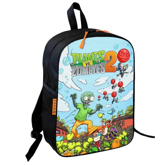 Рюкзак школьный детский 36х27см Растения Против Зомби "Plants vs. Zombies" для мальчика (00716)